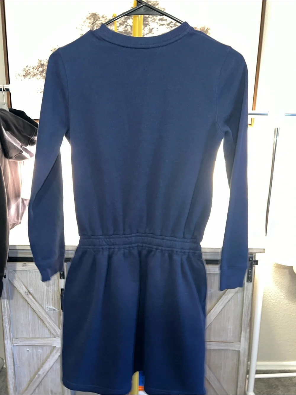 Ralph Lauren Navy Sweatshirt with Embroidered Polo Bear